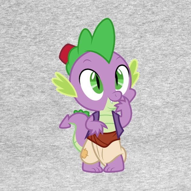 Spike as Aladdin by CloudyGlow